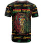 Personalized The Bahamas One Love Reggae Lion T shirt Caribbean Reggae Spirit