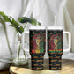 Personalized The Bahamas One Love Reggae Lion Tumbler With Handle Caribbean Reggae Spirit