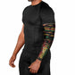 Personalized Barbados One Love Reggae Lion Arm Sleeves Caribbean Reggae Spirit