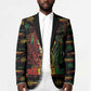 Personalized Barbados One Love Reggae Lion Blazer Caribbean Reggae Spirit