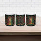 Personalized Barbados One Love Reggae Lion Ceramic Mug Caribbean Reggae Spirit