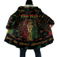Personalized Barbados One Love Reggae Lion Cloak Caribbean Reggae Spirit