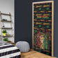 Personalized Barbados One Love Reggae Lion Door Cover Caribbean Reggae Spirit
