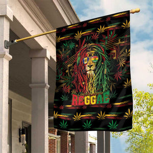 Barbados One Love Reggae Lion Garden Flag Caribbean Reggae Spirit
