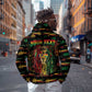 Personalized Barbados One Love Reggae Lion Hoodie Caribbean Reggae Spirit