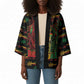 Personalized Barbados One Love Reggae Lion Kimono Caribbean Reggae Spirit