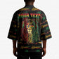 Personalized Barbados One Love Reggae Lion Kimono Caribbean Reggae Spirit
