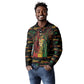 Personalized Barbados One Love Reggae Lion Long Sleeve Polo Shirt Caribbean Reggae Spirit