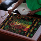 Barbados One Love Reggae Lion Puzzle Caribbean Reggae Spirit