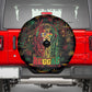 Barbados One Love Reggae Lion Spare Tire Cover Caribbean Reggae Spirit