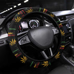 Barbados One Love Reggae Lion Steering Wheel Cover Caribbean Reggae Spirit