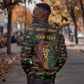 Personalized Barbados One Love Reggae Lion Sweatshirt Caribbean Reggae Spirit