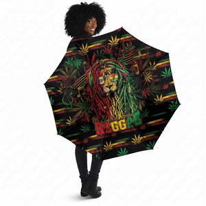 Barbados One Love Reggae Lion Umbrella Caribbean Reggae Spirit