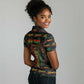 Personalized Barbados One Love Reggae Lion Women Polo Shirt Caribbean Reggae Spirit