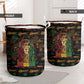 Dominica One Love Reggae Lion Laundry Basket Caribbean Reggae Spirit