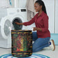 Dominica One Love Reggae Lion Laundry Basket Caribbean Reggae Spirit