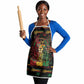 Dominica One Love Reggae Lion Apron Caribbean Reggae Spirit