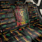 Dominica One Love Reggae Lion Back Car Seat Cover Caribbean Reggae Spirit