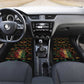 Personalized Dominica One Love Reggae Lion Car Mats Caribbean Reggae Spirit