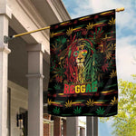 Dominica One Love Reggae Lion Garden Flag Caribbean Reggae Spirit