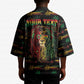 Personalized Dominica One Love Reggae Lion Kimono Caribbean Reggae Spirit