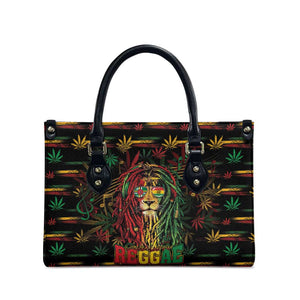 Dominica One Love Reggae Lion Leather Bag Caribbean Reggae Spirit