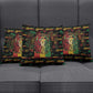 Dominica One Love Reggae Lion Pillow Cover Caribbean Reggae Spirit