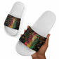 Dominica One Love Reggae Lion Slide Sandals Caribbean Reggae Spirit