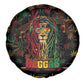 Dominica One Love Reggae Lion Spare Tire Cover Caribbean Reggae Spirit