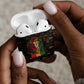 Guyana One Love Reggae Lion AirPods Case Caribbean Reggae Spirit