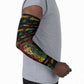 Personalized Guyana One Love Reggae Lion Arm Sleeves Caribbean Reggae Spirit