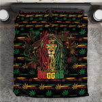 Guyana One Love Reggae Lion Bedding Set Caribbean Reggae Spirit