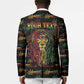 Personalized Guyana One Love Reggae Lion Blazer Caribbean Reggae Spirit