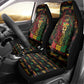 Guyana One Love Reggae Lion Car Seat Cover Caribbean Reggae Spirit