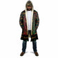 Personalized Guyana One Love Reggae Lion Cloak Caribbean Reggae Spirit