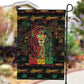 Guyana One Love Reggae Lion Garden Flag Caribbean Reggae Spirit