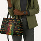 Guyana One Love Reggae Lion Leather Bag Caribbean Reggae Spirit