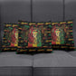 Guyana One Love Reggae Lion Pillow Cover Caribbean Reggae Spirit