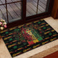 Guyana One Love Reggae Lion Rubber Doormat Caribbean Reggae Spirit