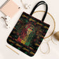 Guyana One Love Reggae Lion Tote Bag Caribbean Reggae Spirit