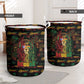 Puerto Rico One Love Reggae Lion Laundry Basket Caribbean Reggae Spirit