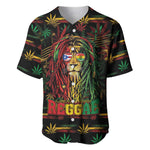 Personalized Puerto Rico One Love Reggae Lion Baseball Jersey Caribbean Reggae Spirit