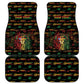 Personalized Puerto Rico One Love Reggae Lion Car Mats Caribbean Reggae Spirit