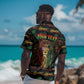 Personalized Puerto Rico One Love Reggae Lion Hawaiian Shirt Caribbean Reggae Spirit
