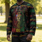 Personalized Puerto Rico One Love Reggae Lion Hockey Jersey Caribbean Reggae Spirit