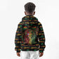 Personalized Puerto Rico One Love Reggae Lion Kid Hoodie Caribbean Reggae Spirit