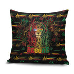 Puerto Rico One Love Reggae Lion Pillow Cover Caribbean Reggae Spirit