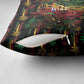 Puerto Rico One Love Reggae Lion Pillow Cover Caribbean Reggae Spirit