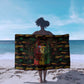 Puerto Rico One Love Reggae Lion Sarong Caribbean Reggae Spirit