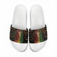 Puerto Rico One Love Reggae Lion Slide Sandals Caribbean Reggae Spirit